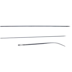 50 Edelstahl-Schneckennadeln 18 cm Ø 1,5 mm