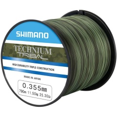 Nylon Shimano Technium Tribal - 1100m 0.305mm 8.5kg Camouflage