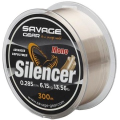 Nylon angelschnur Savage Gear Silencer - 0.35mm 300M 8.97KG 19.78LB
