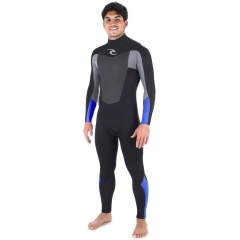 Omega 3/2 Rückenreißverschluss Herrenanzug - Blau - L