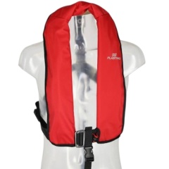 Plastimo Neo 165 Automatik Aufblasbare rettungsweste Rot mit Harness und Unterziehhaube