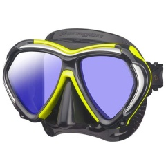 Tauchmaske Tusa Paragon Schwarz/Gelb