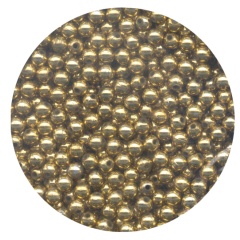 Perlen 3 mm vergoldet X 100