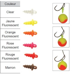 Köderhaken CarpSpirit Pop Up Pegs Fluo Gelb