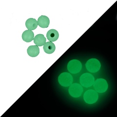 Weiche Perlen Vercelli Leuchtende Runden-L-Fluo-Grün