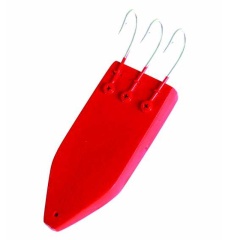 Roter Oktopus 3 Haken