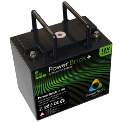 Batterie Lithium Etanche PowerTeck Powerbrick+ 12V 40Ah