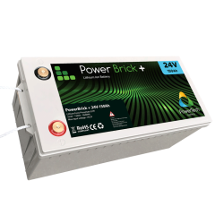 Wasserdichter Lithium-Akku PowerTeck Powerbrick+ 24V 150Ah
