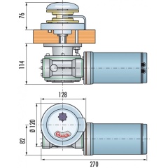 Elektrische Ankerwinde vertikal Quick Marine Rider