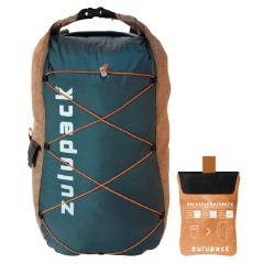 Wasserdichter Faltrucksack ZULUPACK Packable 17L - Camel