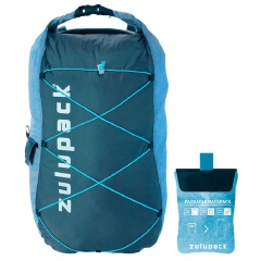 Wasserdichter Faltrucksack ZULUPACK Packable 17L - 17L - Blau