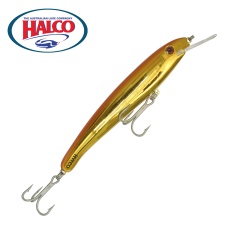 Schwimmende Kunstköder Halco Laser PRO 160 R11 Chrom Gold Oran