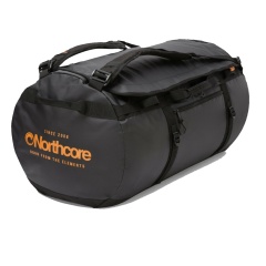Sac étanche Northcore Duffle 85L Noir et Orange