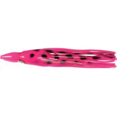 5 Oktopus Premium 120 mm Rose Punkte Schwarz