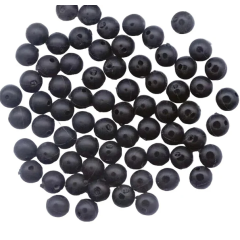 20 harte schwarze Perlen