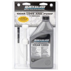 Quicksilver High Performance SAE 90 Getriebeöl für unterwasserteil 1L mit Pumpe