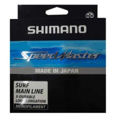 Nylon angelschnur Shimano Speedmaster Surf - 300m 0.30mm 7.95kg Grau