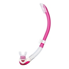 Schnorchel zum tauchen Tusa Platina 2 Hyperdry – Transparent/Rosa