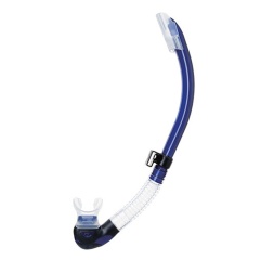 Schnorchel zum tauchen Tusa Platina 2 Hyperdry – Transparent/Blau