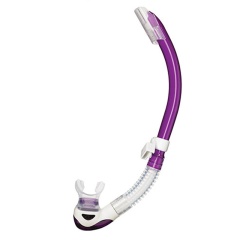 Schnorchel zum tauchen Tusa Platina 2 Hyperdry – Transparent/Violett