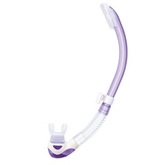 Schnorchel zum tauchen Tusa Platina 2 Hyperdry – Transparent/Lila