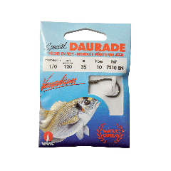 Special Dorade 7210 BN 150 cm angelhaken N°1 auf Nylon 35/100