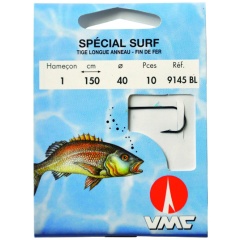 Surf-Spezial 9145 BL 150 cm Angelhaken Nr. 1 auf Nylon 40/100