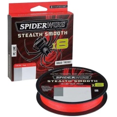Geflochtene schnur Spiderwire Stealth Smooth X8 Rot 300 m