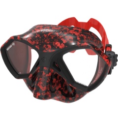 Masque chasse sous marine Beuchat Shark - Camo Rouge