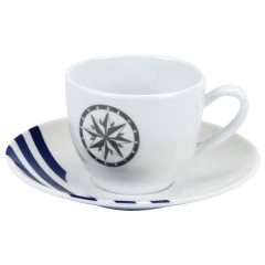 Kaffeetasse und Untertasse CouleurmerMarina X6