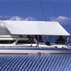 Sonnensegel Cape Horn Baum Segelboot - 2.30X2.90m - Weiß