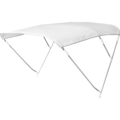 Bimini 3 bögen Edelstahl Cape Horn 170X140X200 - Weiß