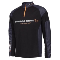 T-Shirt Savage Gear Tournament demi-zip