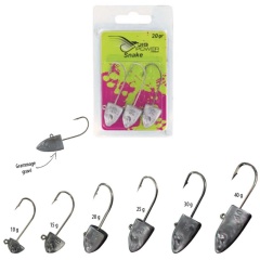 Bleikopf Powerline Snake - 20 gr H4/0 x3Köpfe