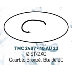 Fliegen angelhaken TMC 2487 - H12
