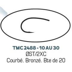 Fliegen angelhaken TMC 2488 - H.12