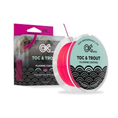 Nylon angelschnur C&C Fishing Toc Trout Rosa 150 m / 0,12 mm