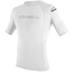 Lycra Shirt Herren Kurzarm O'Neill Basic Skins | Weiss - S