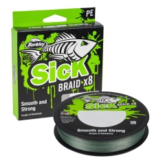 Berkley Sick Braid X8 Geflochtene schnur, grün, 150 m