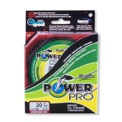 Geflochtene Angelschnur Power Pro - 135m 0.13mm 8kg Zinnoberrot