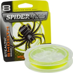 Geflochtene Schnur SpiderWire Stealth glatt 8 Gelb 300m 0,35mm/40,8kg-90