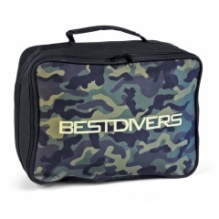 Best Divers atemregler -Tasche, rechteckig, grün Camo