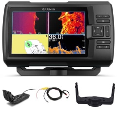 Echolot Garmin Striker Vivid 7SV + Geber 77/200/455/800 KHz