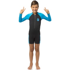 Neopren shorty Cressi Little Shark L.S - 2 mm - Blue - Größe 15/16 Jahre