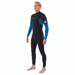Neoprenanzug Rip Curl Dawn Patrol 3/2 Back zip - Blau 