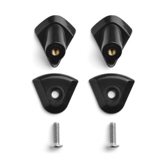 Schwarzes Montageset C4 für Flossen Fußtaschen C4 Sportech