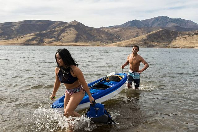 Wie kommt man aus dem Kajak?