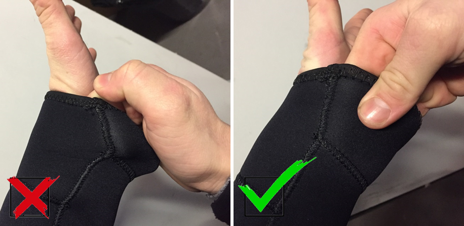 Ajustement Anpassungen Neoprenanzug