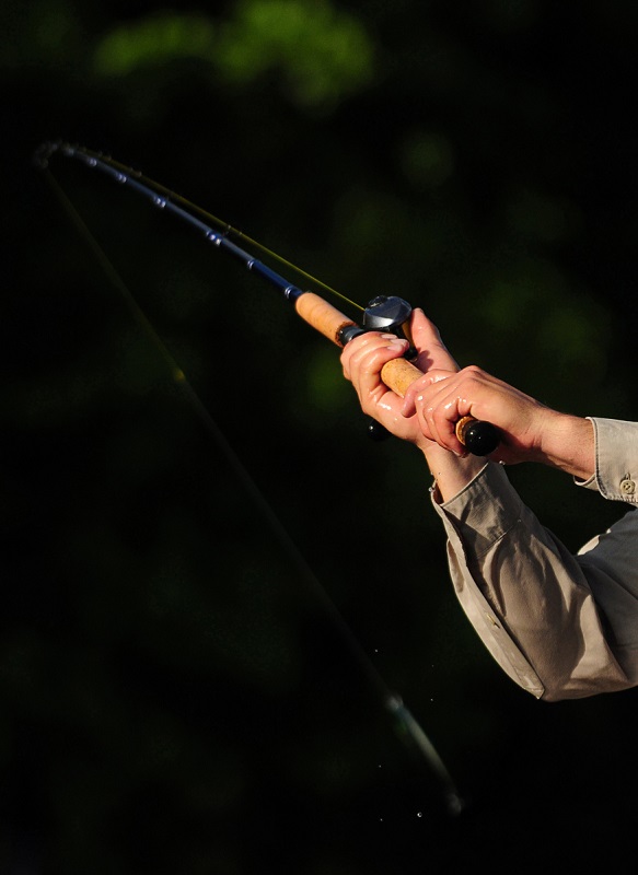 Einen Baitcast werfen