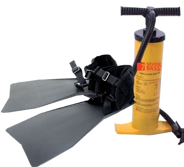 Seven bass Flossen und Pumpe